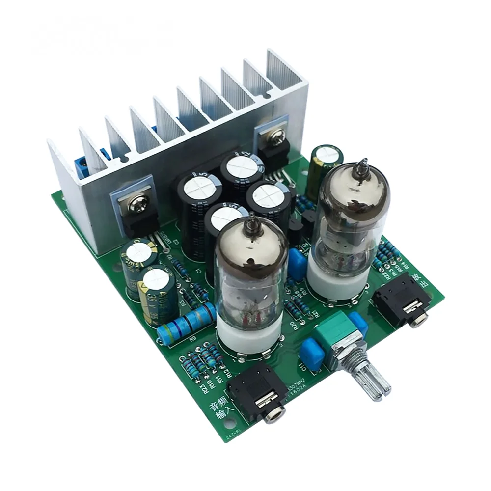 

AIYIMA 6J1 Tube Preamplifier Audio Board LM1875T Power Amplifier Board 30W Preamp Bile Buffer Headphones Amplifier AMP DIY Kits