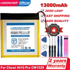 Аккумулятор LOSONCOER 13000 мАч 30125130 для планшета Chuwi Hi10 Pro CWI514 CW1529, внутренняя батарея 10,1 дюйма + Бесплатные инструменты