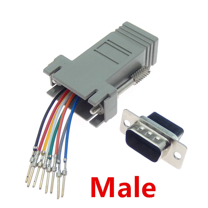 

Конвертер DB9 на RJ45