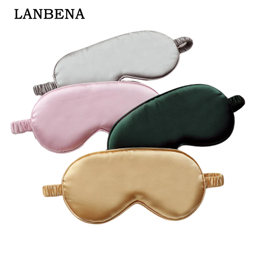 

1Pc Natural Sleeping Eye Mask Eye Shade Cover Shade Eye Patch Women Men Soft Portable Blindfold Travel Eye Patch