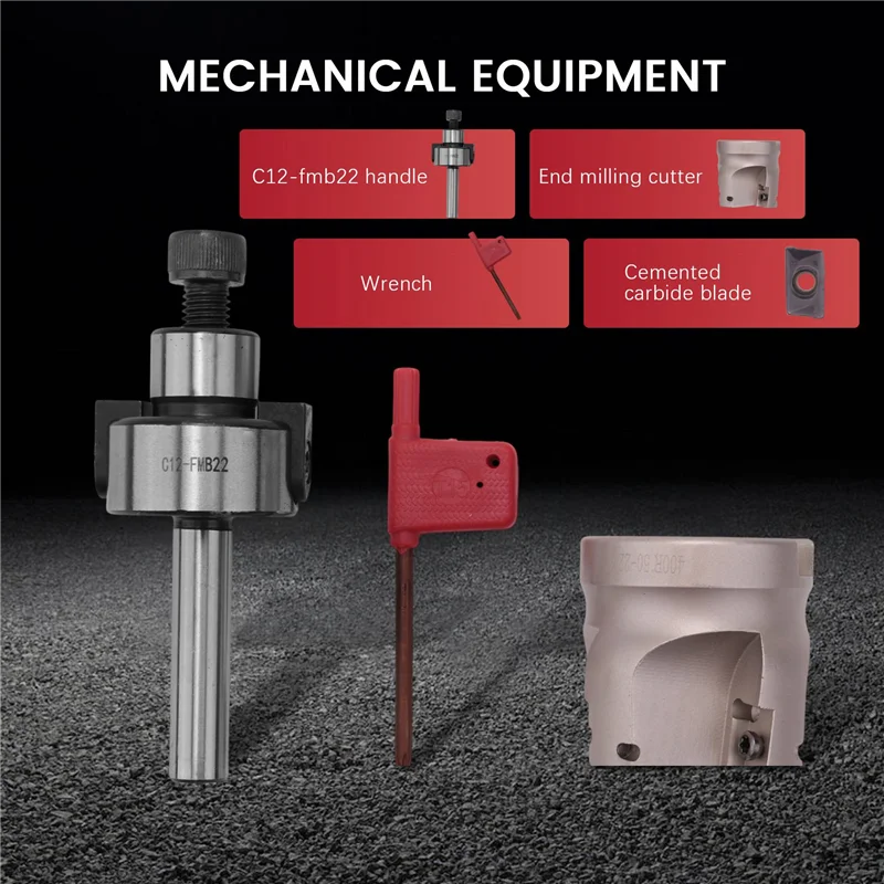 Режущий инструмент C12 FMB22 + 400R твердосплавная Втулка с прямым углом 50 мм 10 шт APMT1604