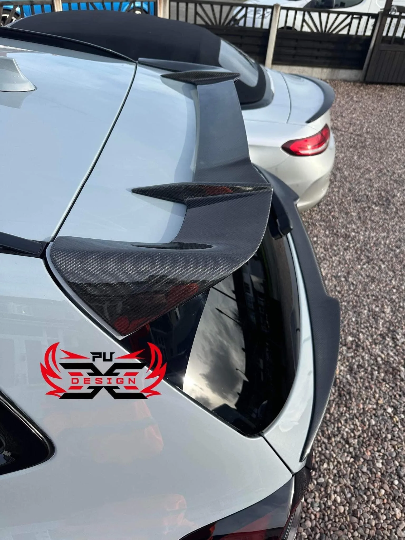 Стильный задний спойлер AE из углеродного волокна для багажника BMW F97 X3M 2022 губа