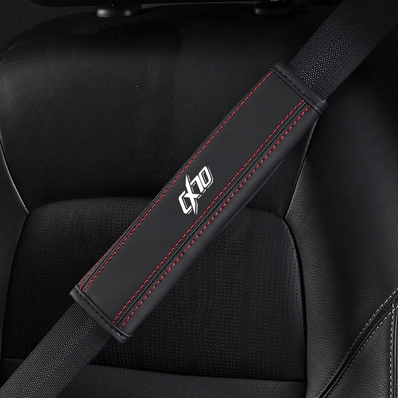 

Кожаные накладки для автомобильного ремня безопасности, накладки для защиты плеч Changan Cx70, Защита плеч, автомобильная эмблема, аксессуары для интерьера