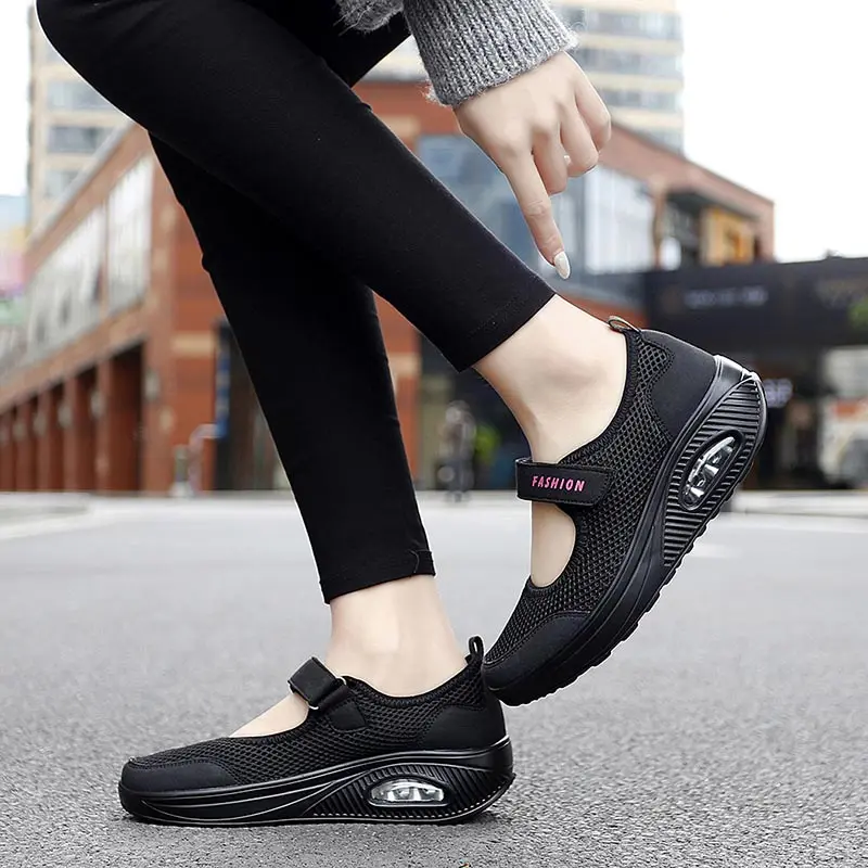 

outdoor short heel woman sneakers women's running shoes for running sports shoes brands sporty women's sneakers mocassim YDX2