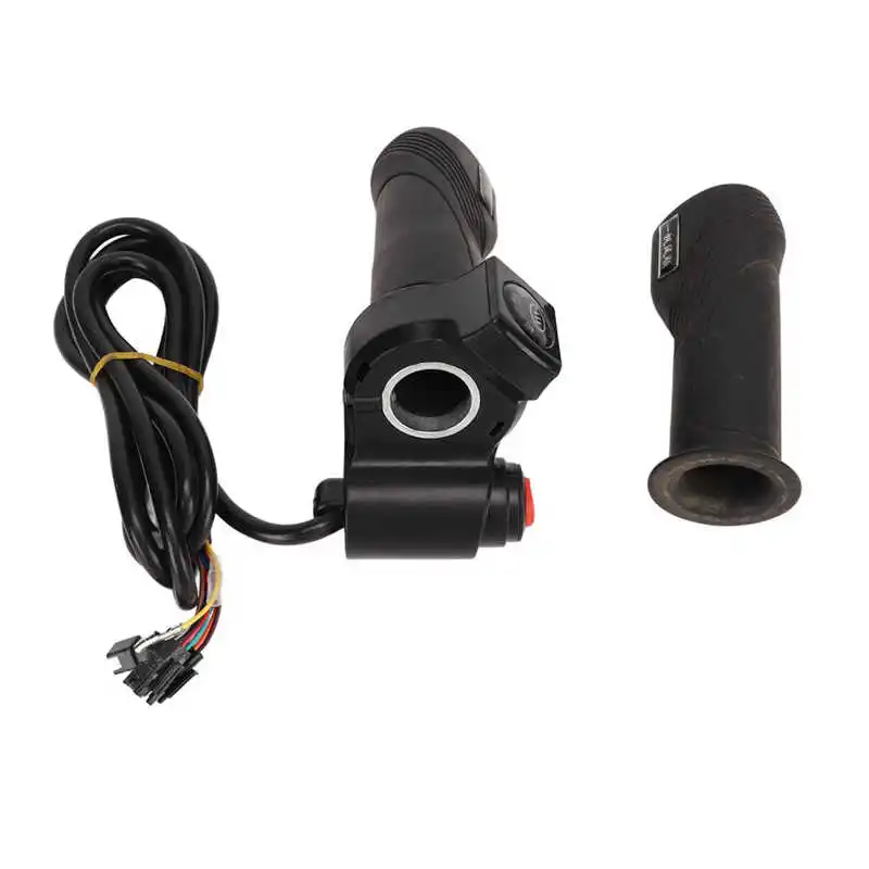 

Bike Throttle Grip Set 3 Speed SM Interface 4 Light Bicycle Throttle Handlebar for Modified Bikes