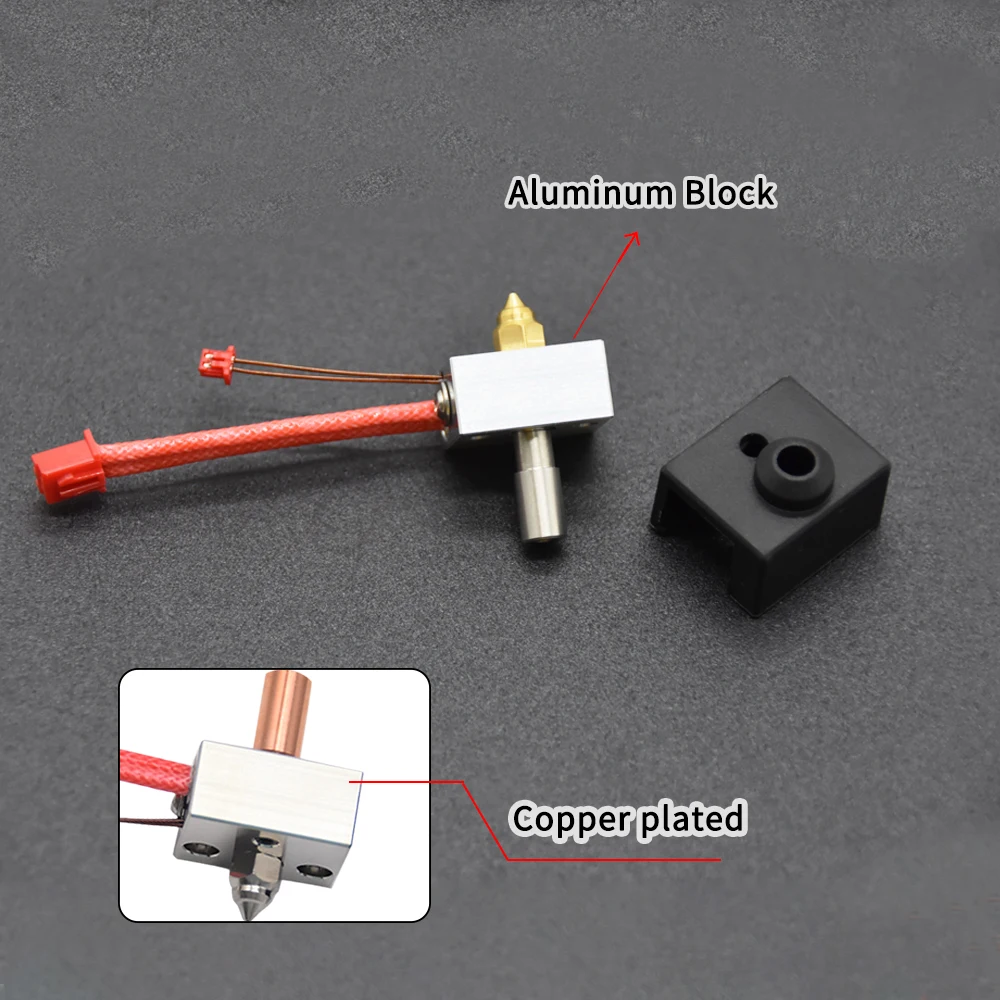 

Ender3 S1 High 300℃/Standard 260℃ Temperature Pro Heating Block Kit for Ender-3 S1 CR-10 Smart Pro Printer With Sprite Extruder