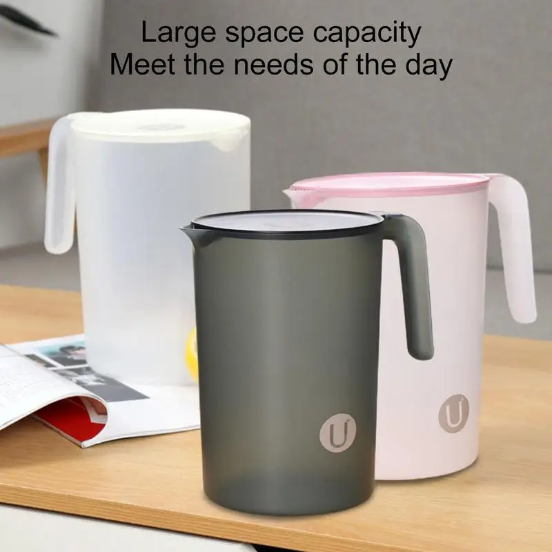 Water Pitcher Refrigerator Household Lemonade Bottle Drink Ware Cold Hot Water Container For Home Travel Kitchen Water Bucket