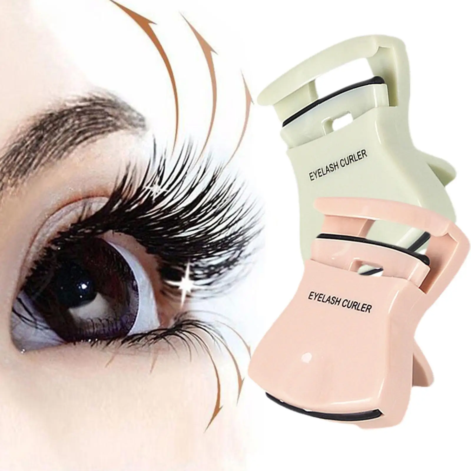 

1PC Eyelash Curler Portable 3d Curling Lasting Stereotyped Plastic Mini Eyelash Curler Eyelash Extension Beauty Tool Accessories