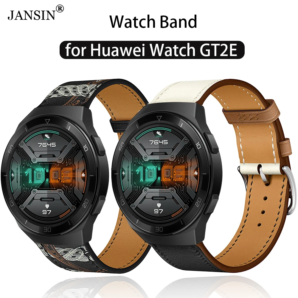 

Leather Strap For Huawei Watch GT2E Sport Bracelet Band For Huawei Watch GT 2E Belt Wristband Watchband Replacement Accessories