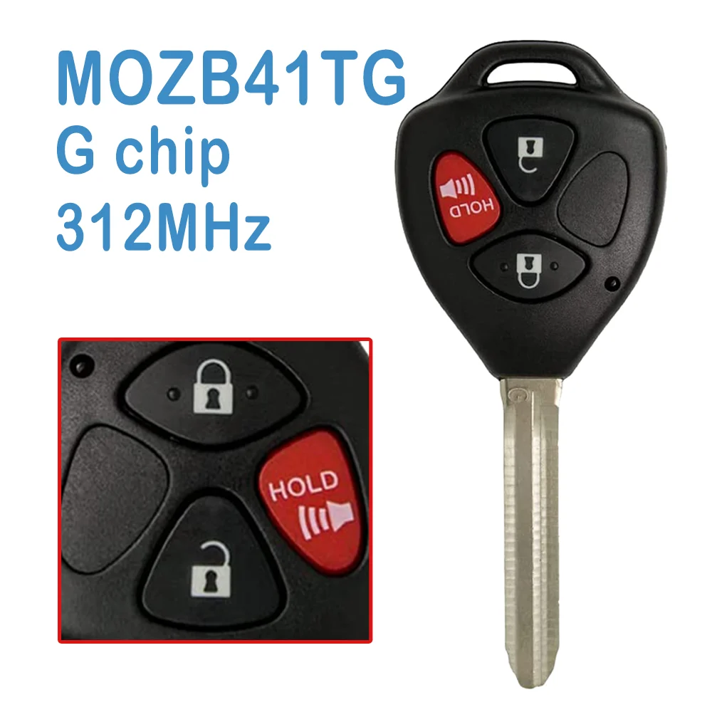 2 шт. автомобильный умный пульт дистанционного управления + 1B ASK 312 МГц G чип TOY43