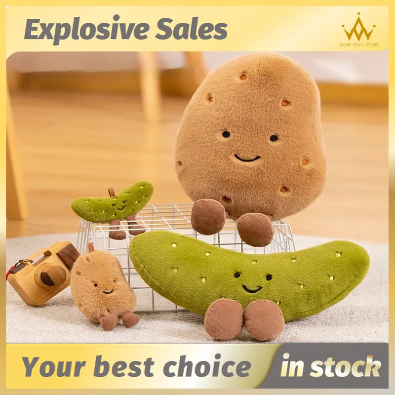 Jellycat плюшевые игрушки милые очаровательные маленькие картофельные маринованные