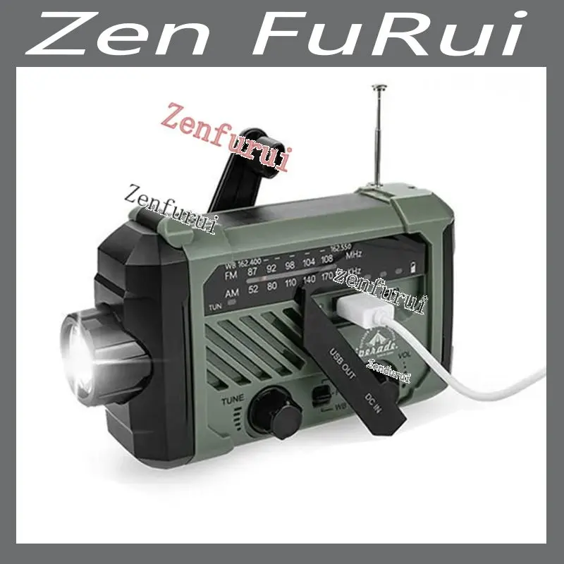 

Disaster Prevention Radio of Power Generator Portable Multi-Function Torch Hand-Cranked Solar Manual Charger