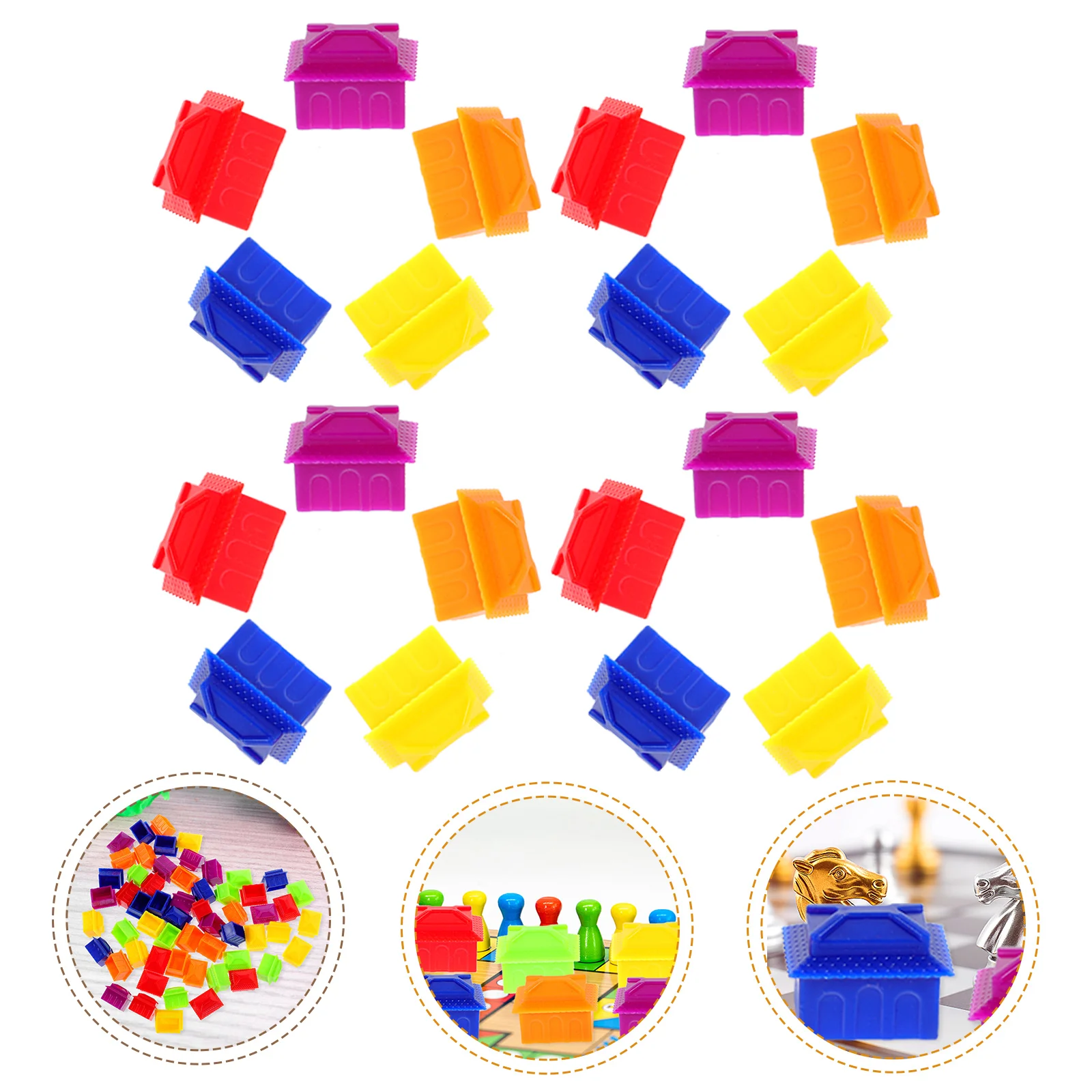 60 шт. сменные аксессуары для игр реквизит настольных