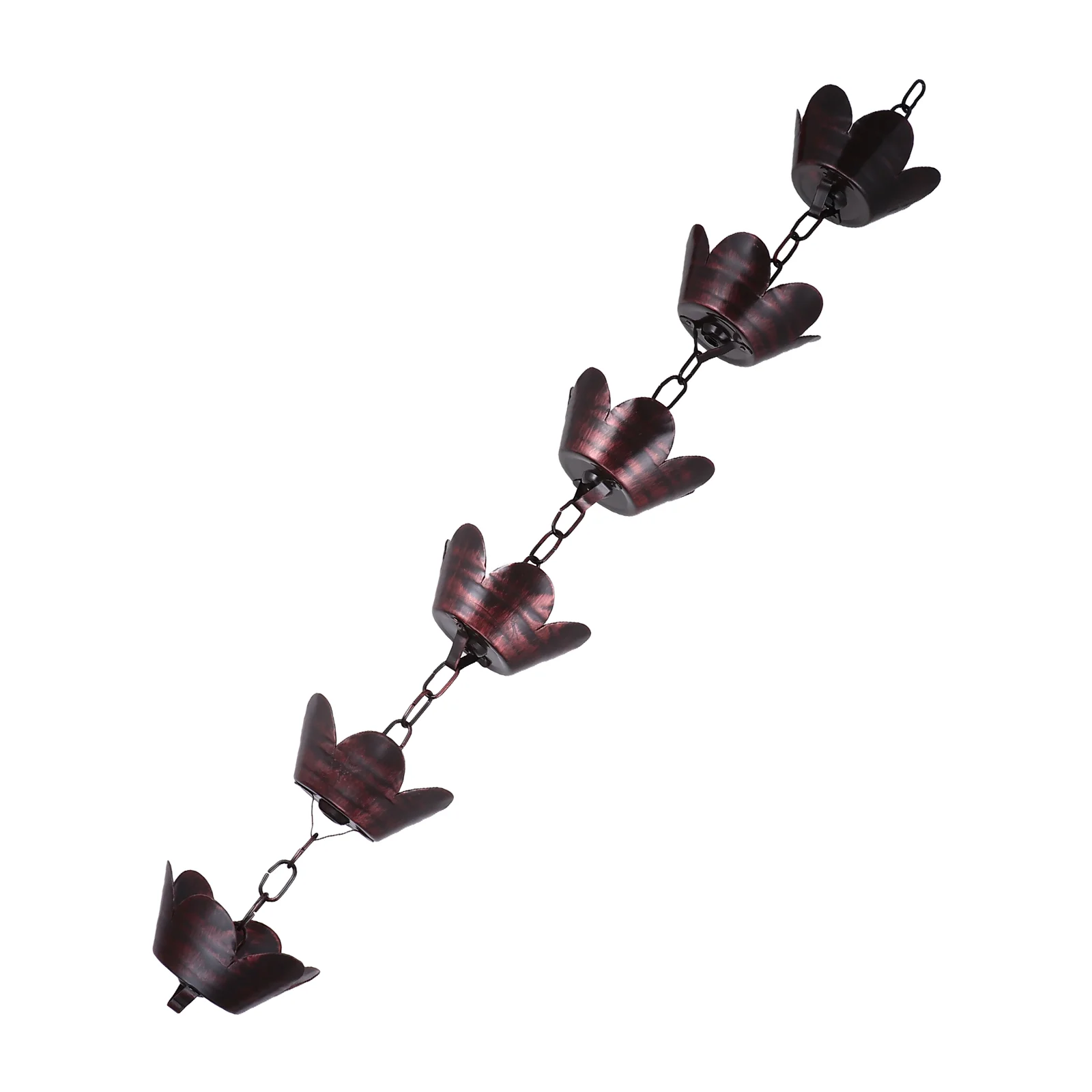 

1m Modern Rain Chain Decorative Petal Shape Rain Catcher for Downspout