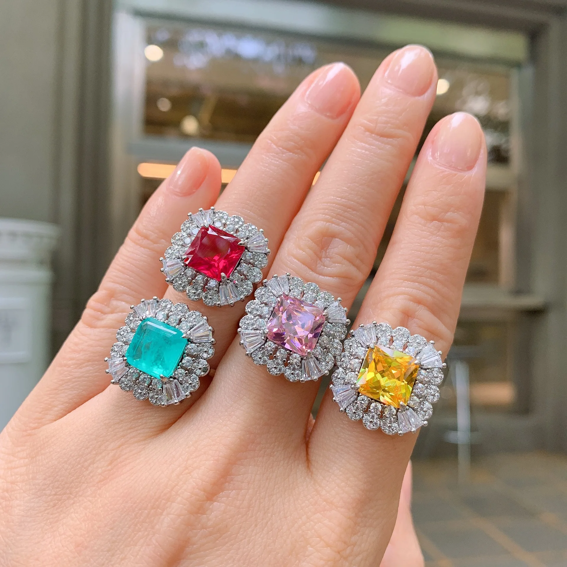 

Роскошный яркий турмалиновый камень для помолвки, свадьбы, вечеринки, юбилея