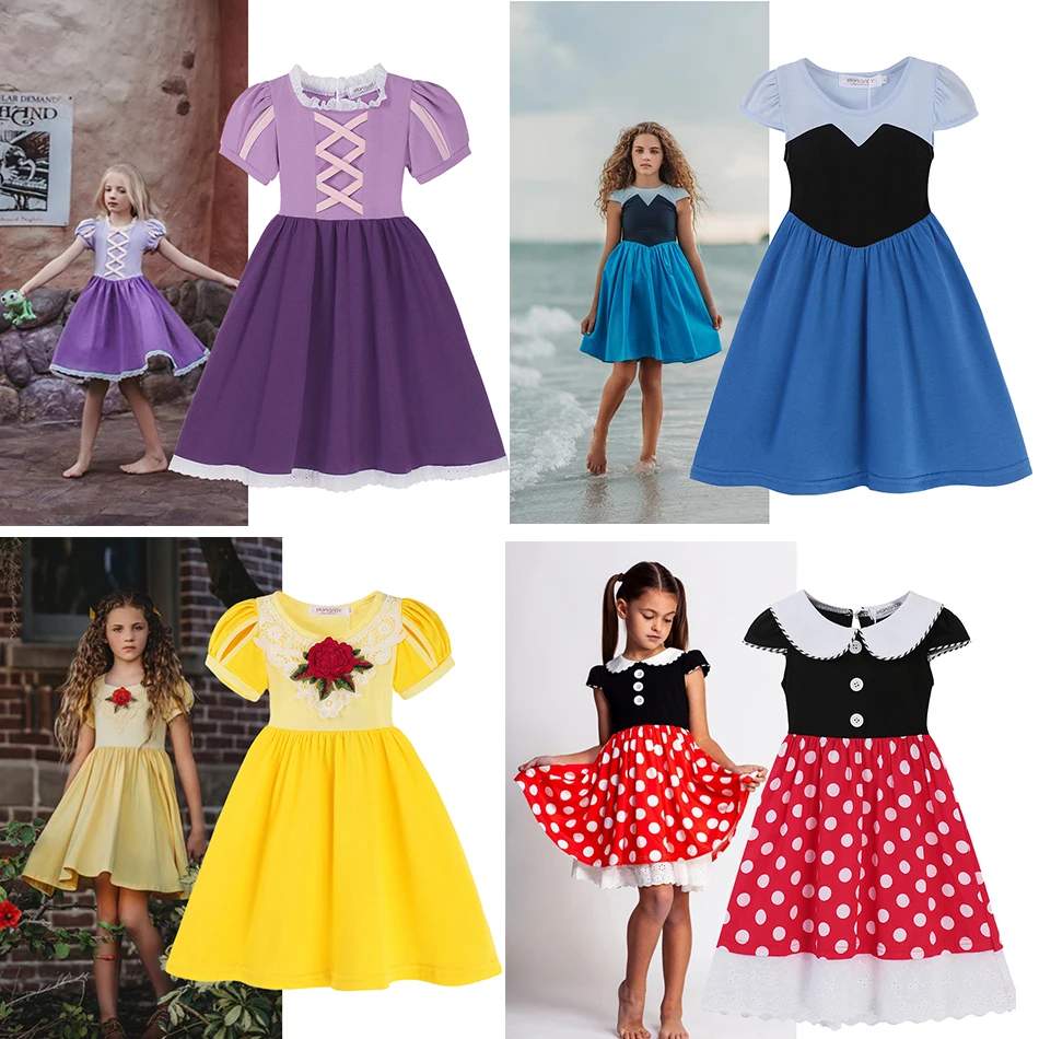 

Toddler Kid Baby Girl Summer Dress Ruffles Sleeves Cotton Linen Party Children Girls Casual Button Pocket Dress Sundress Clothes