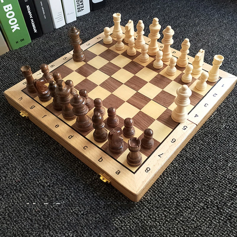 

Folding Board Chess Game Sacred Geometry Thematic Mini Children Board Games Magnetic Educational Party Relogio Xadrez Chess Set