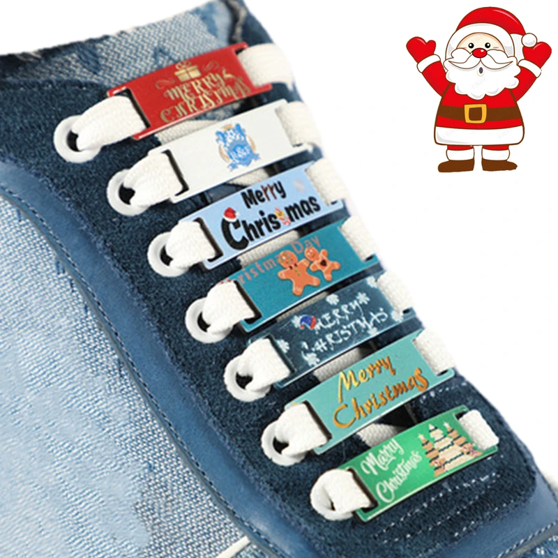 

2022 рождественские украшения для обуви в виде лося для пожилых людей, наборы кроссовок, металлическая кружевная пряжка, спортивные металлич...