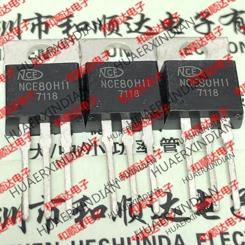 10 шт. новинка оригинал NCE80H11 TO-220 80 в a Стандартная гарантия качества | Автомобили и
