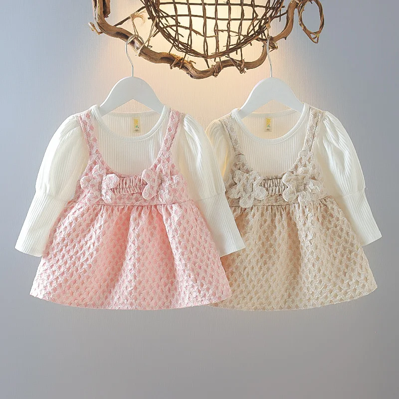Newborn Dresses for Baby Girl 0 To 2 Year 2022 Spring Long Sleeve 1st Birthday Dress Infant Baby Clothing Toddler Dress Vestidos