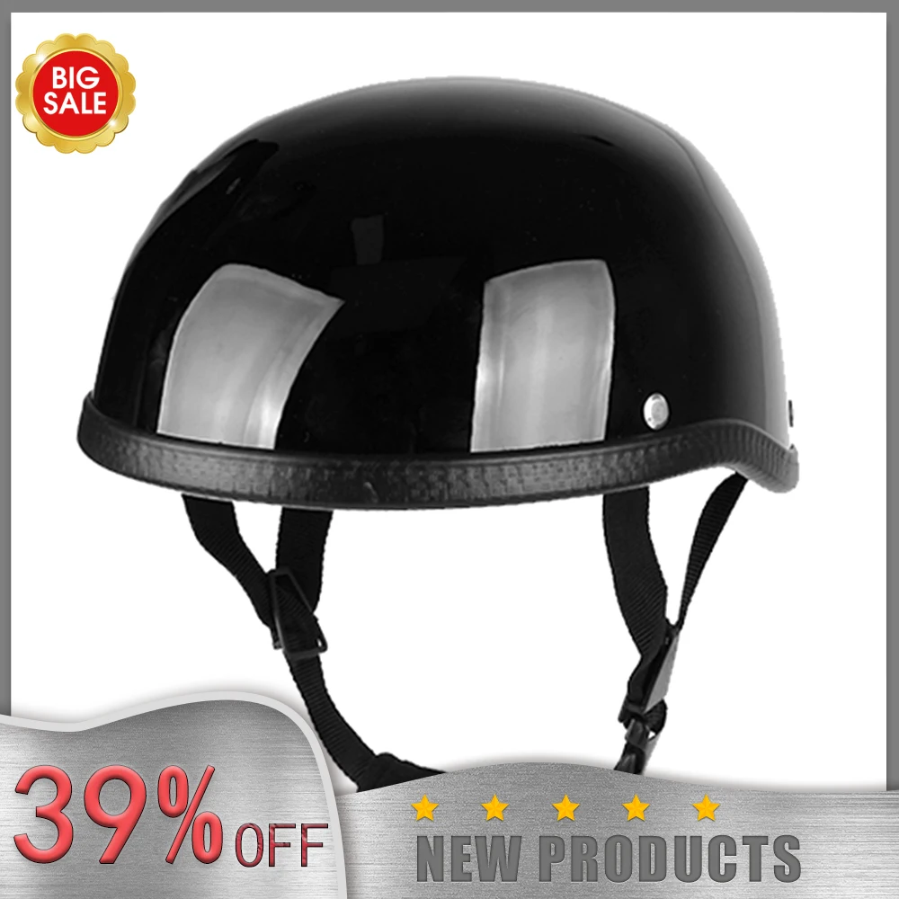 Motorcycle Half Helmet ABS+Cotton 