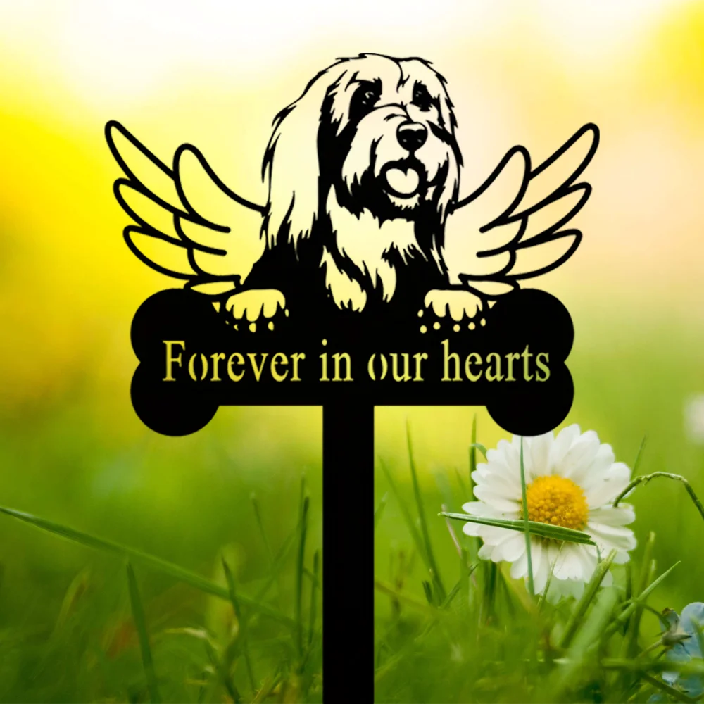 Железный Художественный Мемориальный Собачий Колли Металлический Столб Садовый