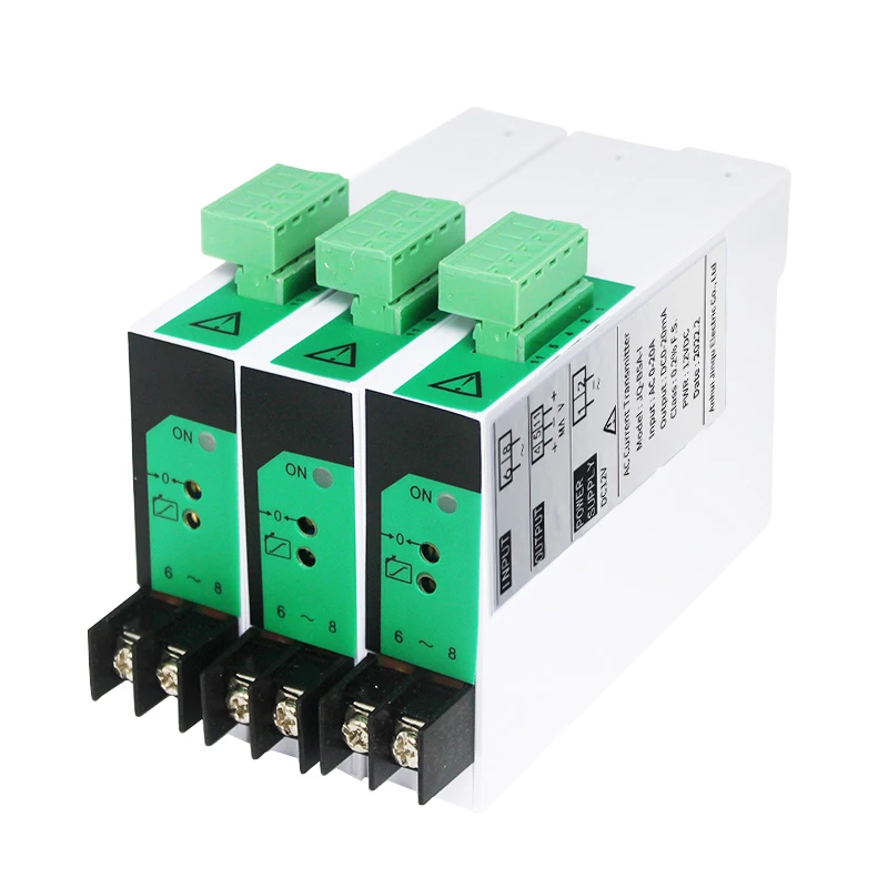 JQ-BSA-I AC 0-20A Input 0-10V 4-20mA Output Current Transmitter Current Transducer Converter