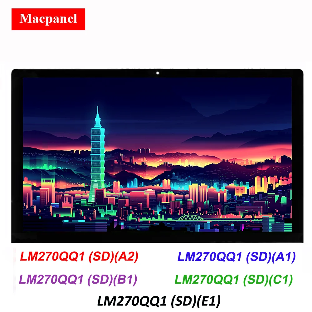 Новый 27-дюймовый ЖК-экран LM270QQ1 SDA1 A2 SDC1 C2 LM270QQ1-SDB1 B2 SDE1 E2 F1 для imac