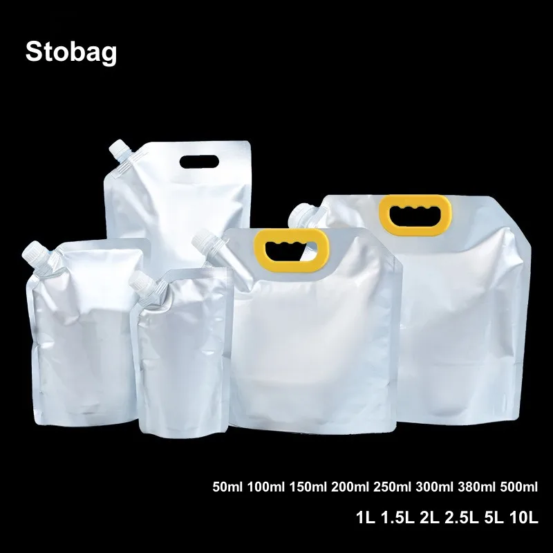 

StoBag оптовая продажа, алюминиевая фольга, упаковка для жидкости, соковыжималки, питьевой сок, напитки, молоко, герметичная Подставка для хранения