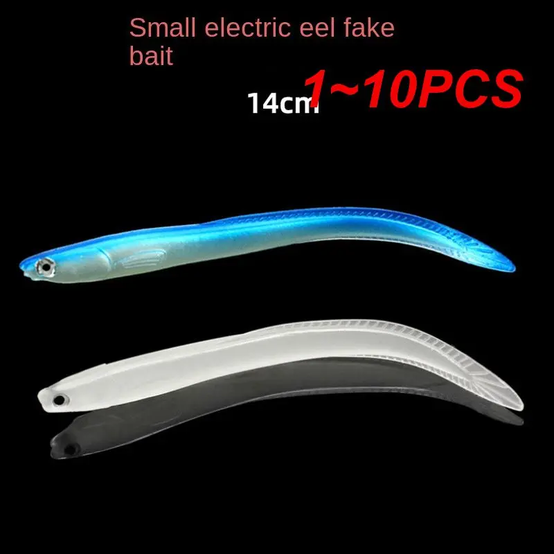1 ~ 10 шт. мягкие бионические рыболовные приманки EeL 3D реалистичные глаза