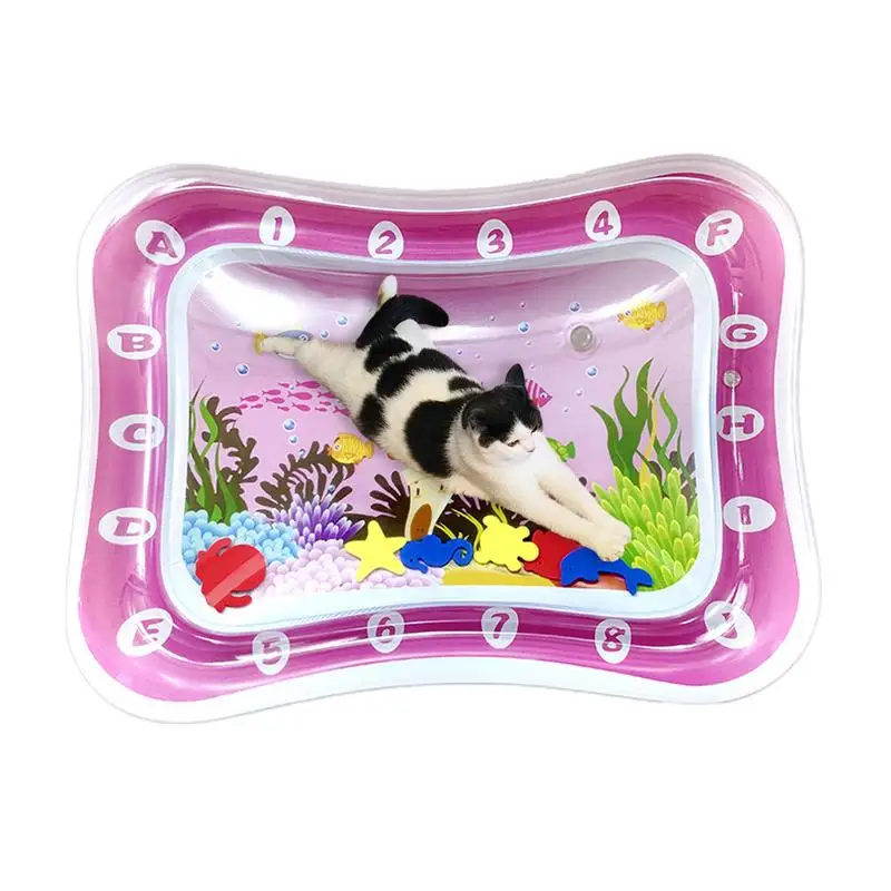 Коврик водный сенсорный для кошек игровой мат из ПВХ 66 х50 см ползания и обучения