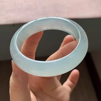 Ювелирные изделия zheru браслет из натурального бирманского нефрита 54 мм-62 мм