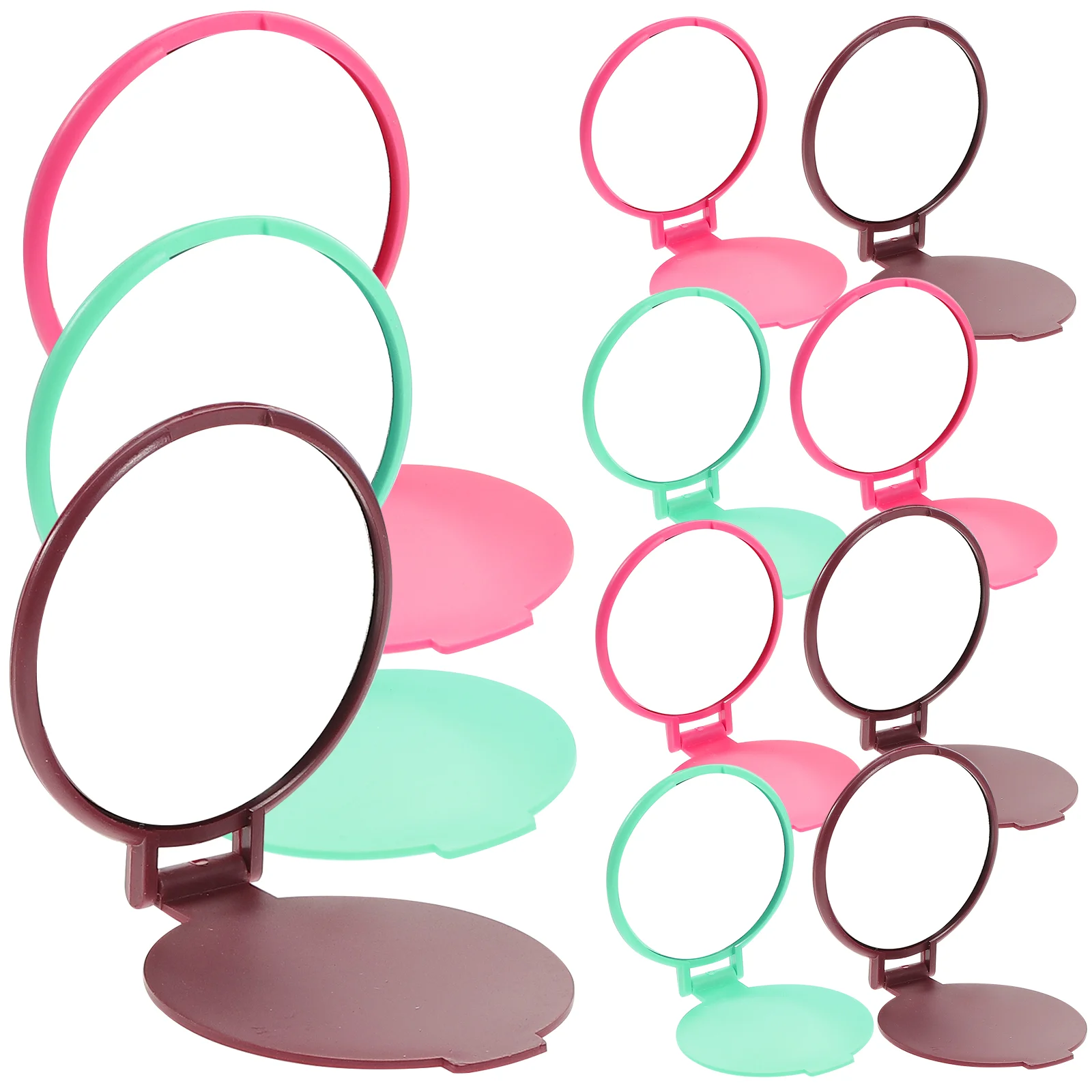 

Compact Folding Mirror Elegant Pocket Makeup Mirror, True View Mirror for Travel or Your Purse