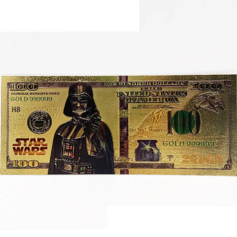 Звездные войны мандалор манга фигурки йода Золотая Памятная Коллекция банкнот фильмы периферия лучшие подарки