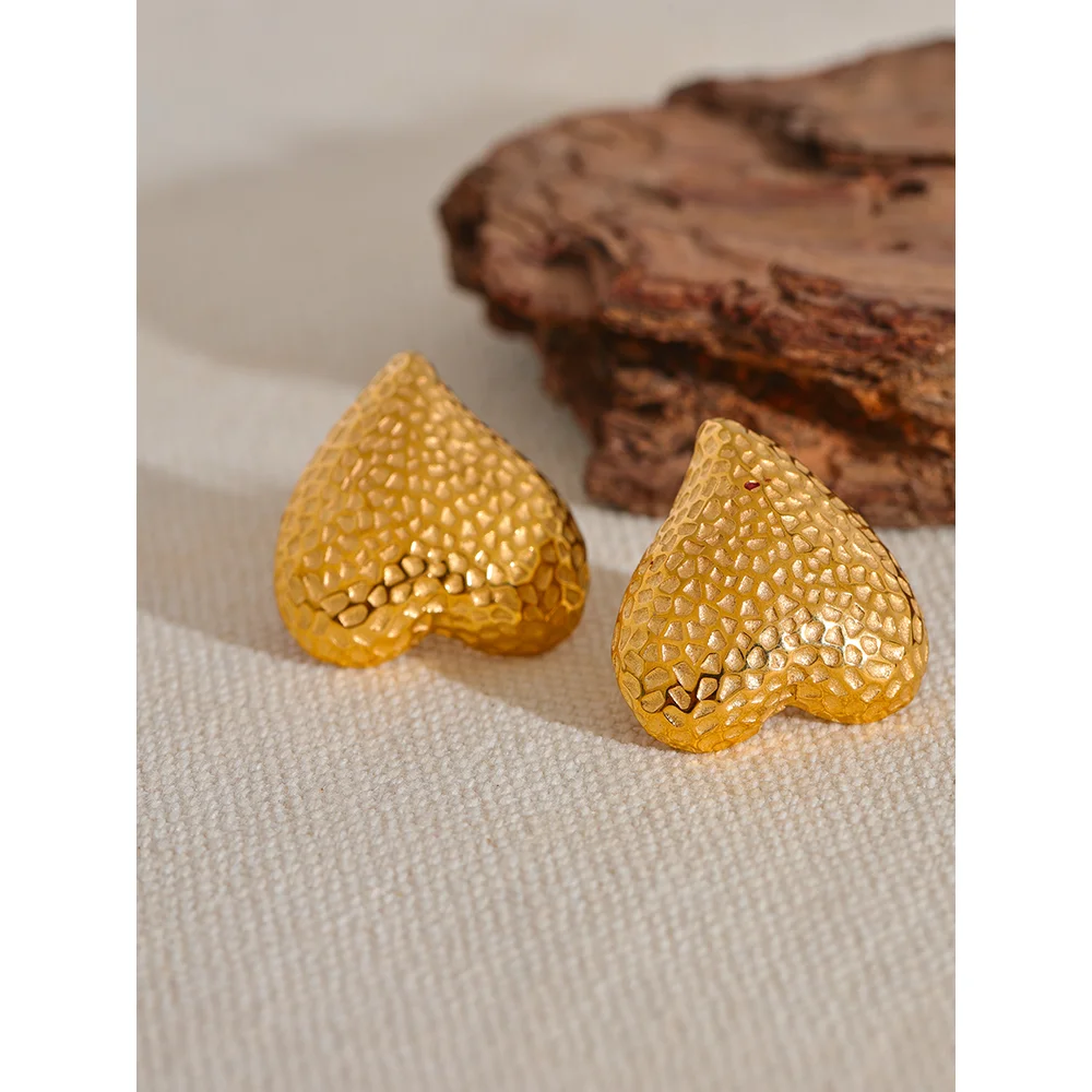 Yhpup модные романтические металлические индивидуальные серьги-гвоздики в форме