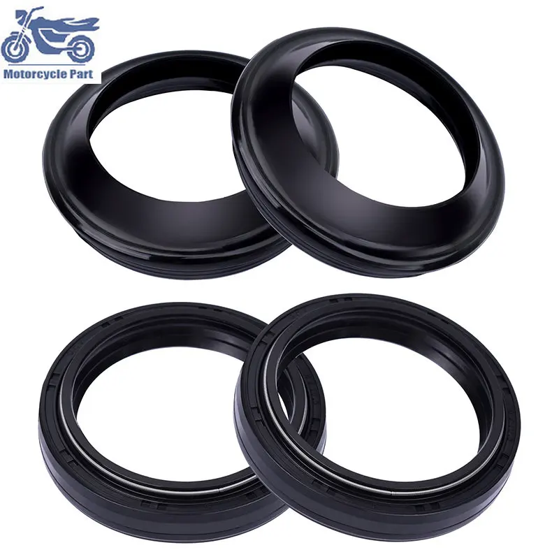 

41x53x8 41 53 8 Fork Damper Oil Seal & Dust Cover For Suzuki AN400 GSF400 GS500 GSF600N GSF600S BANDIT GSX600F KATANA 1991-2007