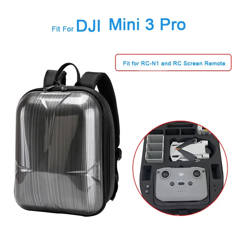 Enlarge Hand Shell Case for DJI Mini 3 Pro Remote Control Drone Body Storage Bag Handbag Outdoor Carry Box Case Accessories
