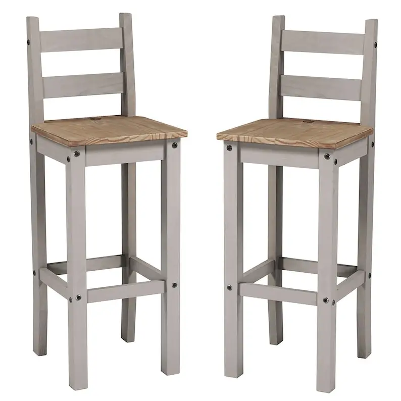 

Деревянный обеденный стул (комплект из 2) Corona Gray | Мебель Dash