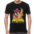 Мужские футболки He-Man And The Masters Of футболки Вселенная, топ, хлопковая Футболка большого размера, футболка 36 секций с черепом серая