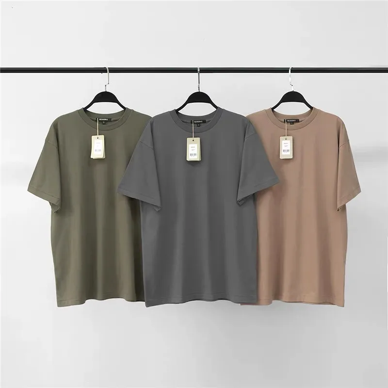 

2022ss Kanye West Season 6 T shirt Men Women 1:1 High-Quality Oversize T-shirt Calabasas heavy fabric Top Tee S-XL