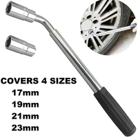 4 way telescoping lug wrench spanner lug wheel wrench with sockets wrench car tire change tools 17192123mm