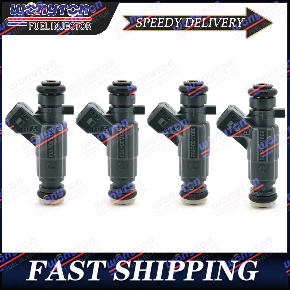 

Топливные форсунки для Mazda 6 BYD F3 L3 437 437Q Chery Suzuki Big Dipper K14 F01R00M009, 4 шт., топливная система