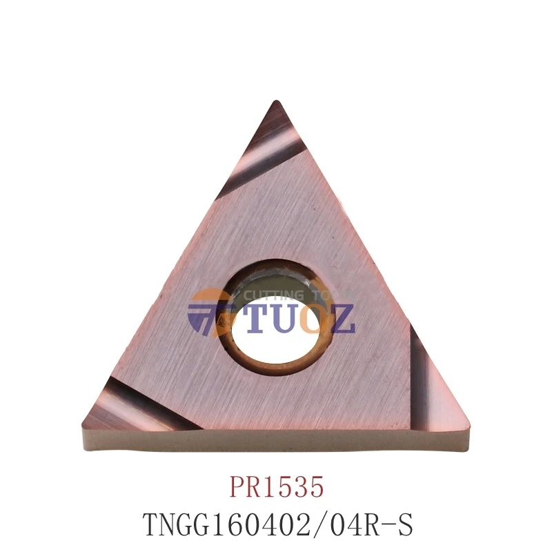 100% Original TNGG160402R-S TNGG160404R-S PR1535 External Turning Tools Carbide Insert 160402 R 160404 R-S CNC Lathe Cutter TNGG