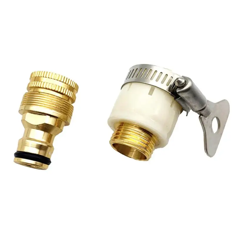 

Переходник для смесителя для раковины, адаптер для смесителя для садового шланга, сменный Соединительный фитинг для шланга для воды в расте...