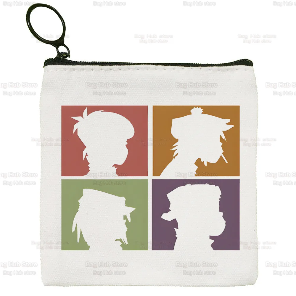 Gorillaz Rock Modern Music Graffiti Wallets Coin Pocket Vintage Male Purse Function Boy And Girl Wallet with Card Holders