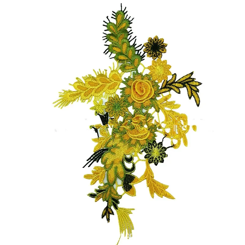 Аксессуары для шитья ткани с 3D цветами принадлежности украшения ремесло