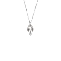 925 sterling silver flower necklace for female light luxury niche design premium sense new tidal clavicle chain pendant summer
