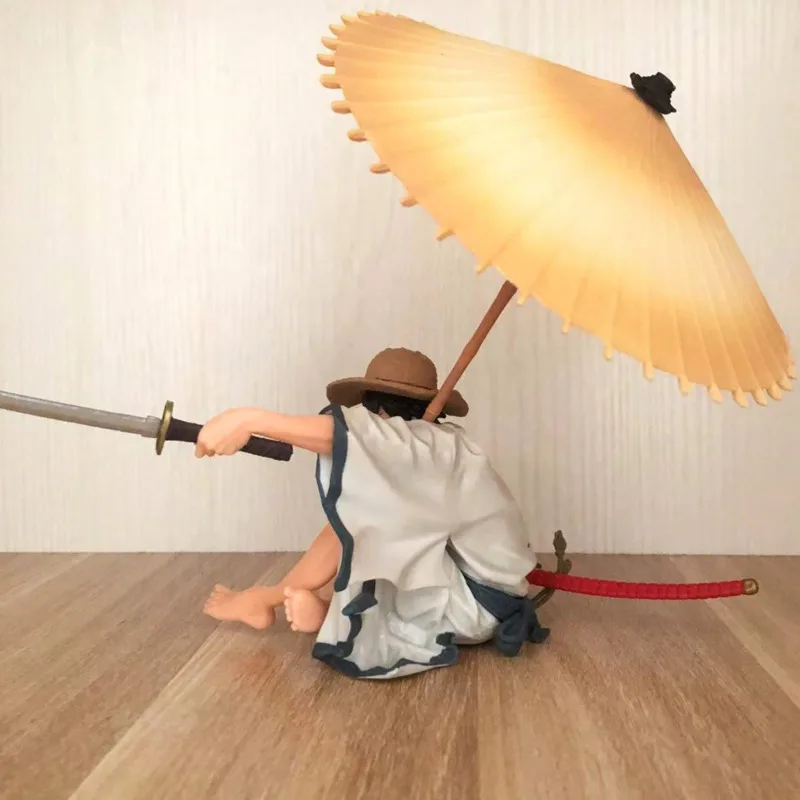 Один кусок фигурки GK кимоно Обезьяна D Луффи Аниме экшн 13 см ПВХ Модель соломенная