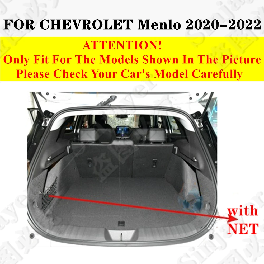 Фото Высокий боковой коврик в багажник автомобиля для Chevrolet Menlo 2022 2021 2020 XPE, защитный чехол для заднего багажника, поднос для багажника, коврик для багажа №2