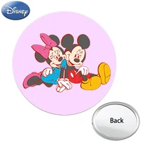 disney mickey and minnie mouse photo printed pocket mirrors compact portable makeup purse mirrors for lovers mik24